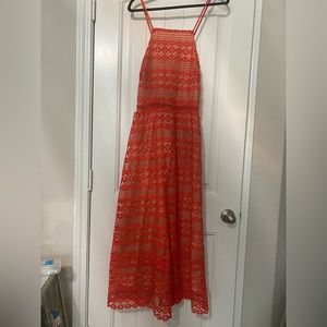 Adelvn Rea , rope ,cut out , red  M Dress